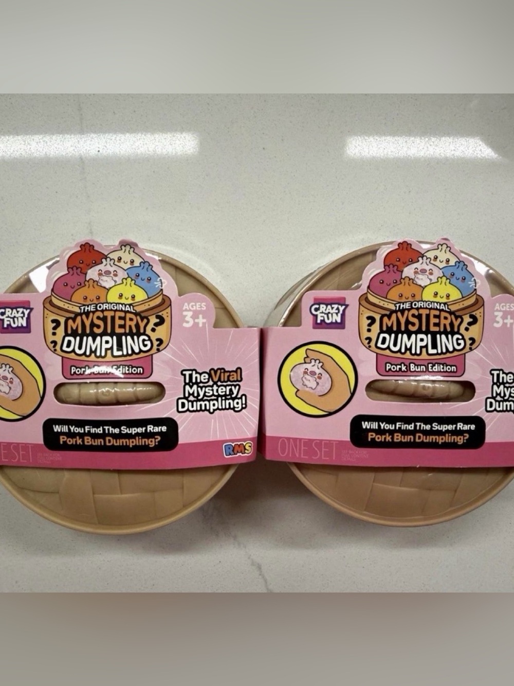 RMS Mystery Dumpling Pork Bun Edition Blind Pack Sealed- Lot of 2